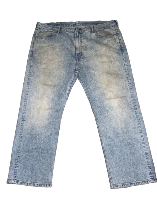 Levi's Other - Levi’s 569 Loose Straight Fit Jeans 40x30 Workwear Distressed Light Wash Denim